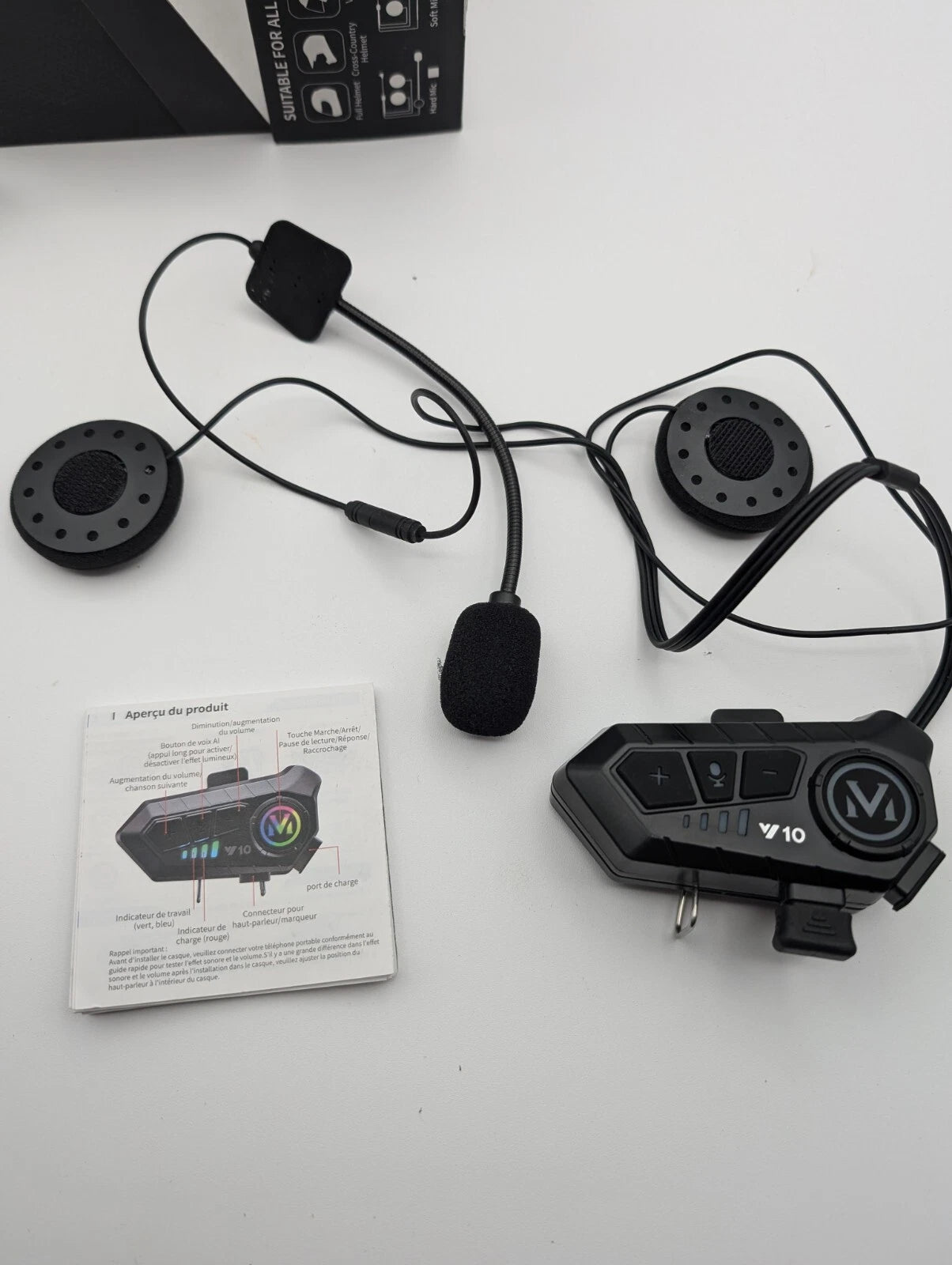 بلوتوث كاسك V10